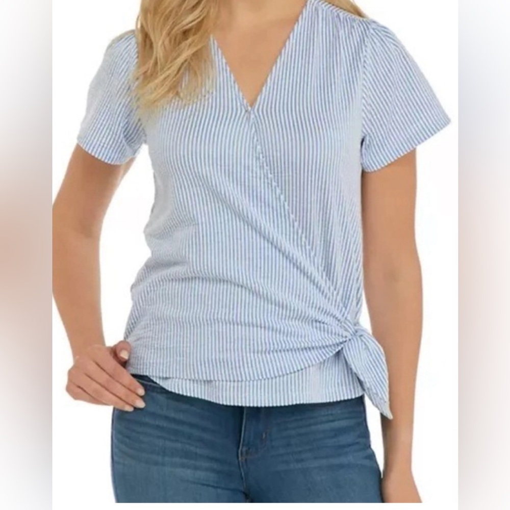 Michael By Michael Kors Tie Blouse
